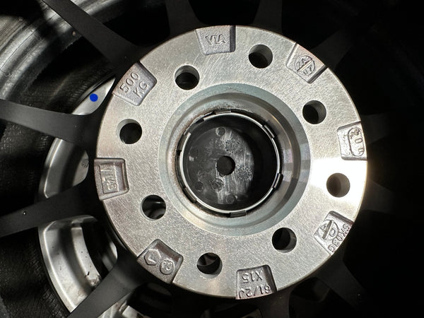 New 15X6.5 ET40 Advanti Parallex Rim (4 wheel) Black 4X100