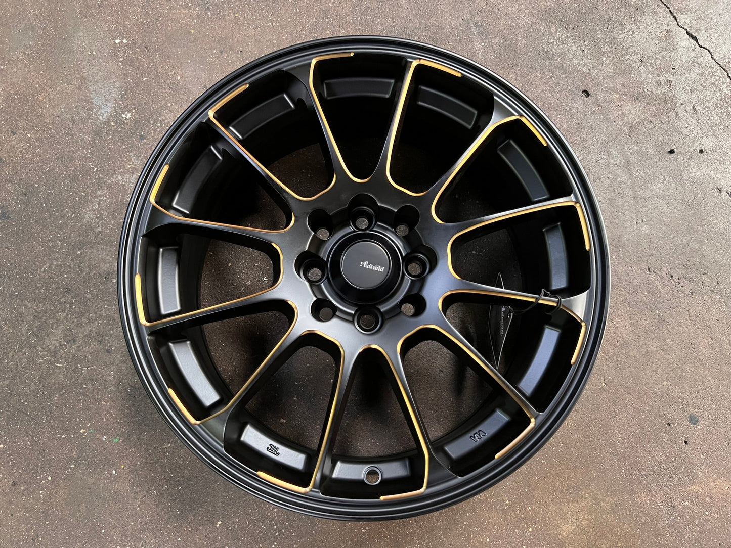 New 16X7 ET40 Advanti Parallex Rim (4 wheel) Matt Black 4X114.3