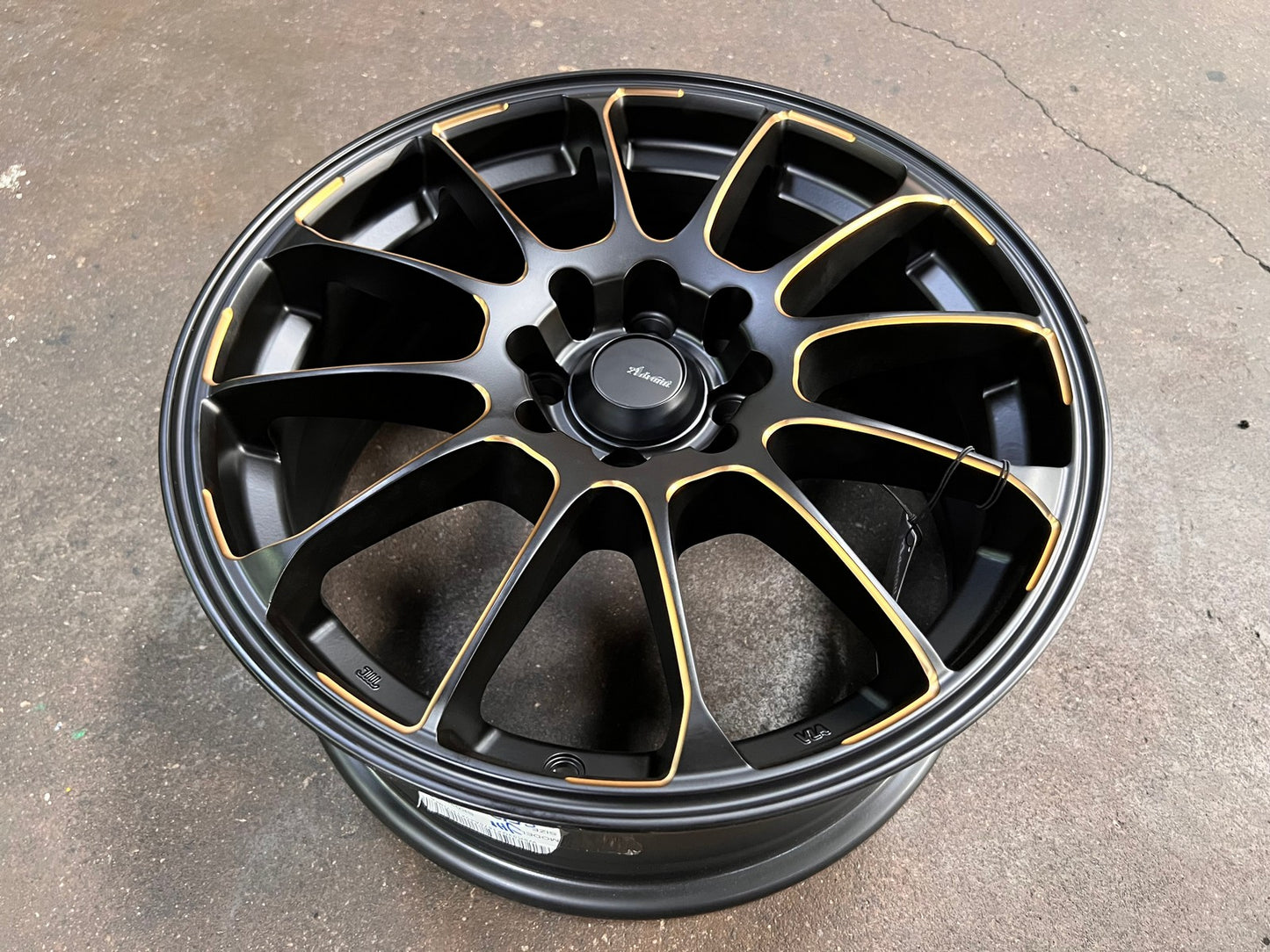 New 16X7 ET40 Advanti Parallex Rim (4 wheel) Matt Black 4X100