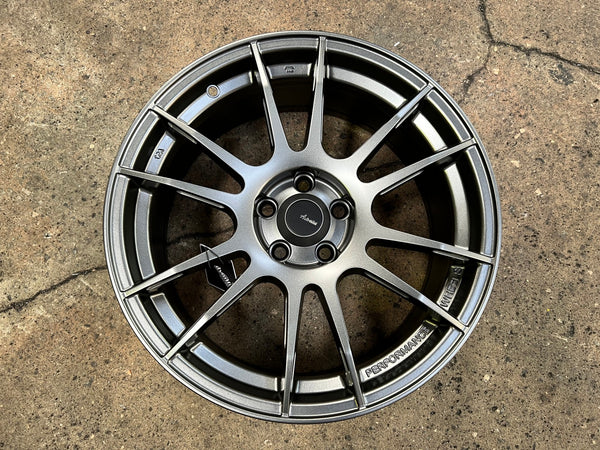 New 17X7.5 ET40 Advanti Mercury VI Rim (4 wheel) Matt Gunmetal 5X100