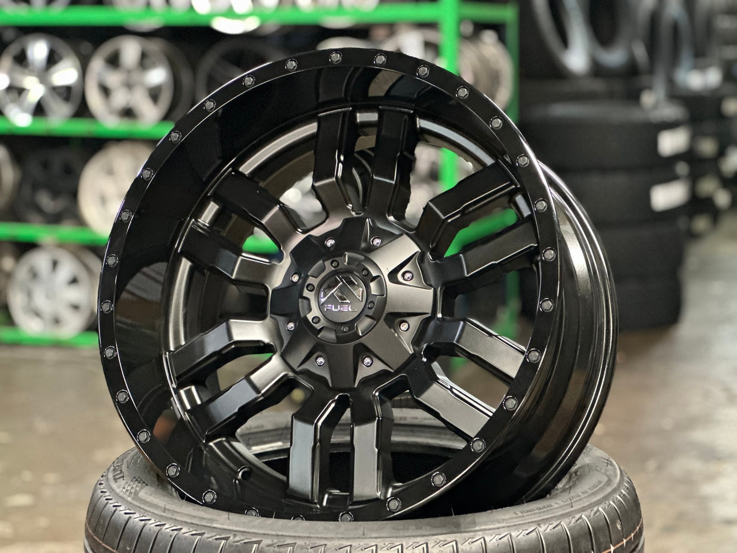 New 20X10 ET-18 Fuel Rim (4 wheel) Matt Black 6X139.7