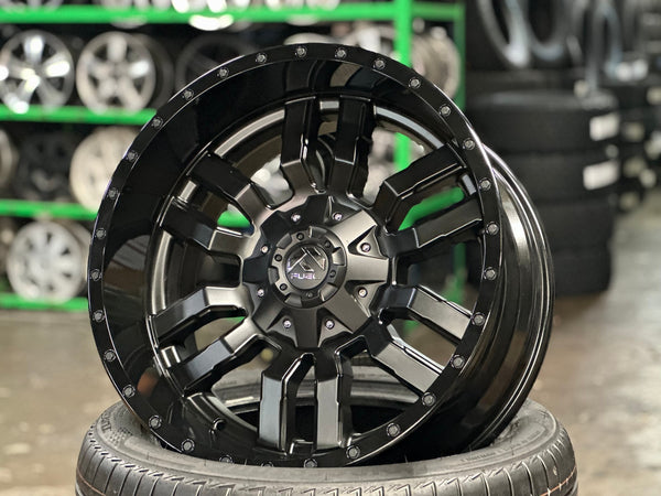 New 20X10 ET-18 Fuel Rim (4 wheel) Matt Black 6X139.7