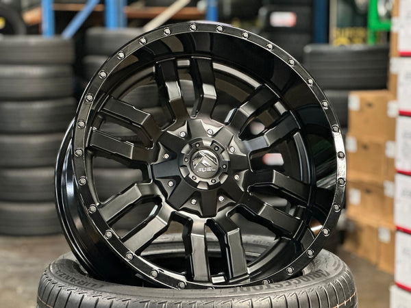 New 20X10 ET-18 Fuel Rim (4 wheel) Matt Black 6X139.7
