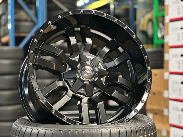 New 20X10 ET-18 Fuel Rim (4 wheel) Matt Black 6X139.7