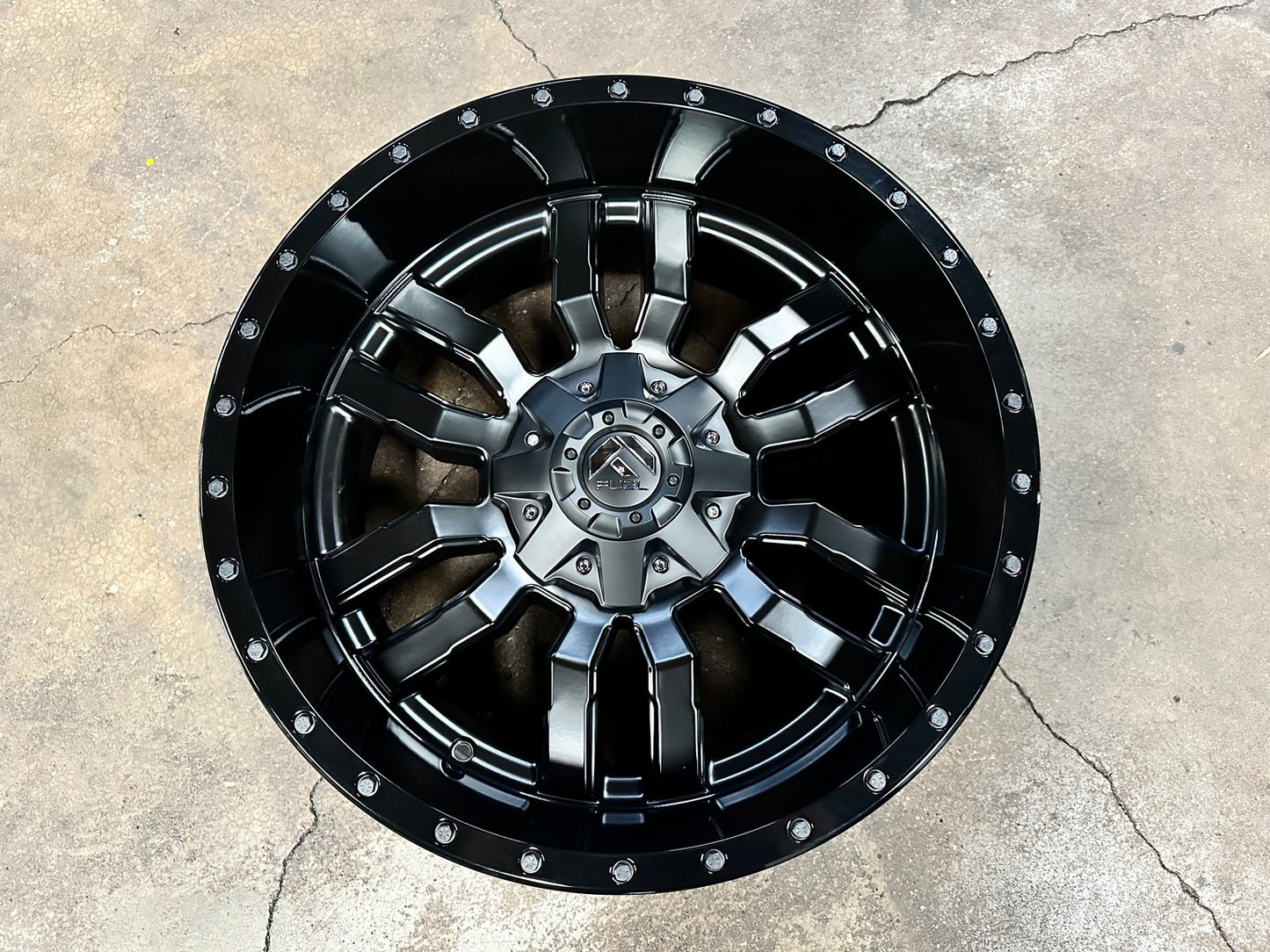 New 20X10 ET-18 Fuel Rim (4 wheel) Matt Black 6X139.7