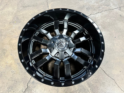 New 20X10 ET-18 Fuel Rim (4 wheel) Matt Black 6X139.7