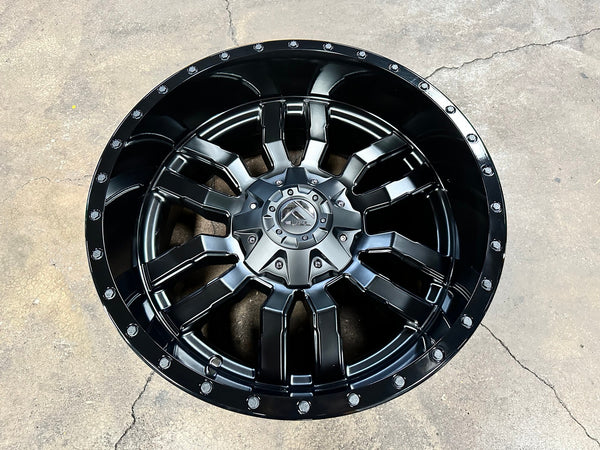 New 20X10 ET-18 Fuel Rim (4 wheel) Matt Black 6X139.7