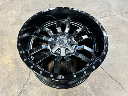 New 20X10 ET-18 Fuel Rim (4 wheel) Matt Black 6X139.7