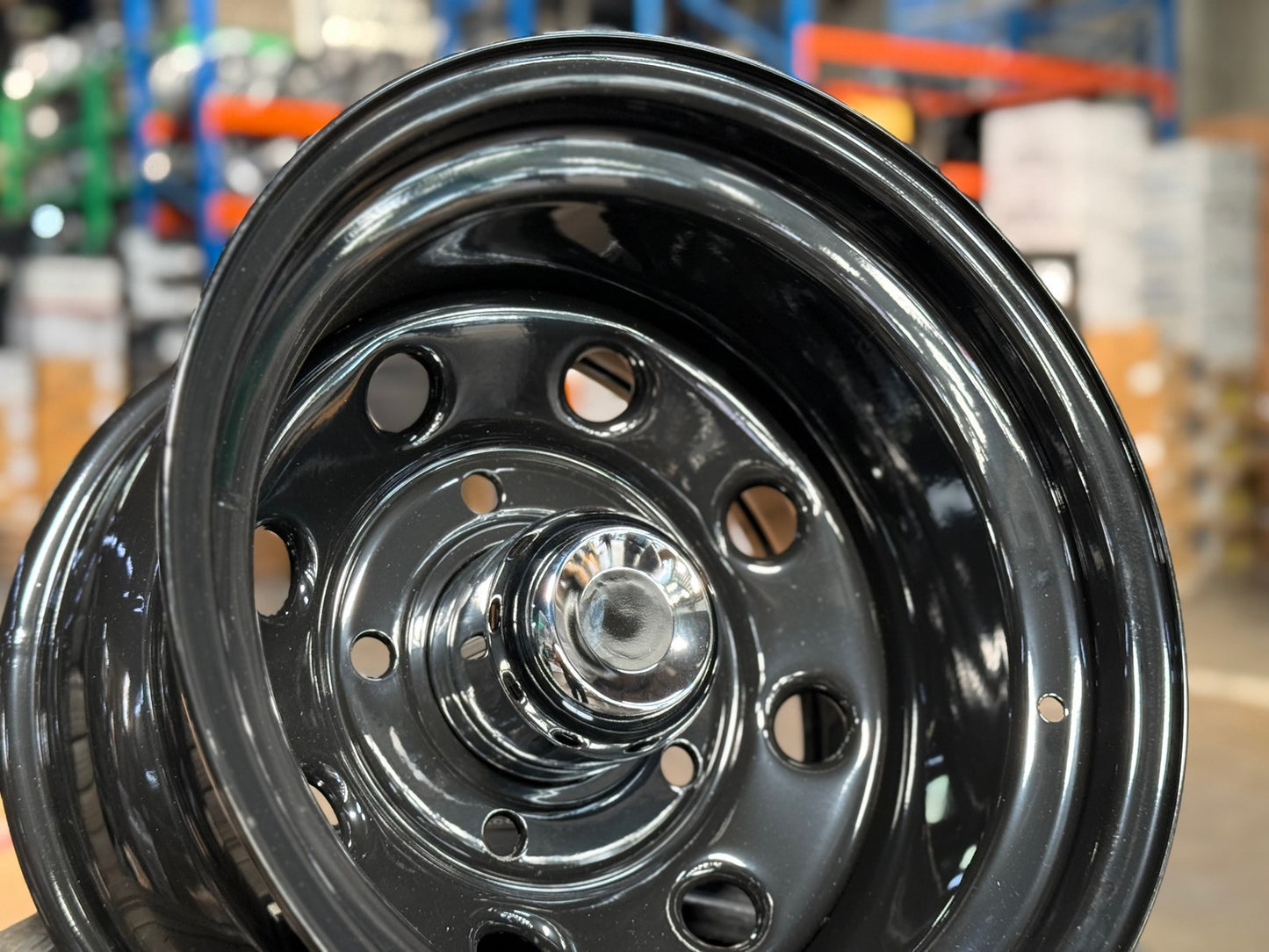 New 16X10 ET-44 Defender Steel Rim (5 wheel) Gloss Gunmetal 5X165.1