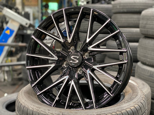 New 16X7 ET38 Lenso Akira Rim (4 wheel) Matt Black 4X100