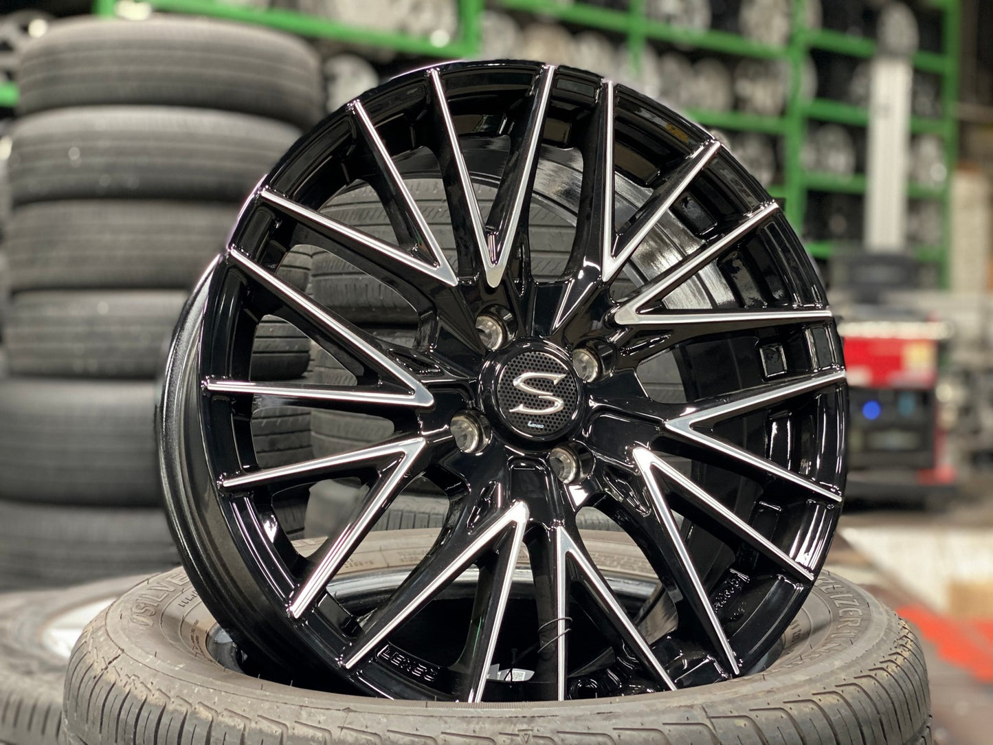 New 16X7 ET38 Lenso Akira Rim (4 wheel) Matt Black 4X100