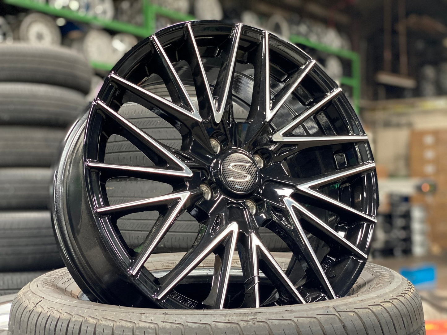 New 16X7 ET38 Lenso Akira Rim (4 wheel) Matt Black 4X100