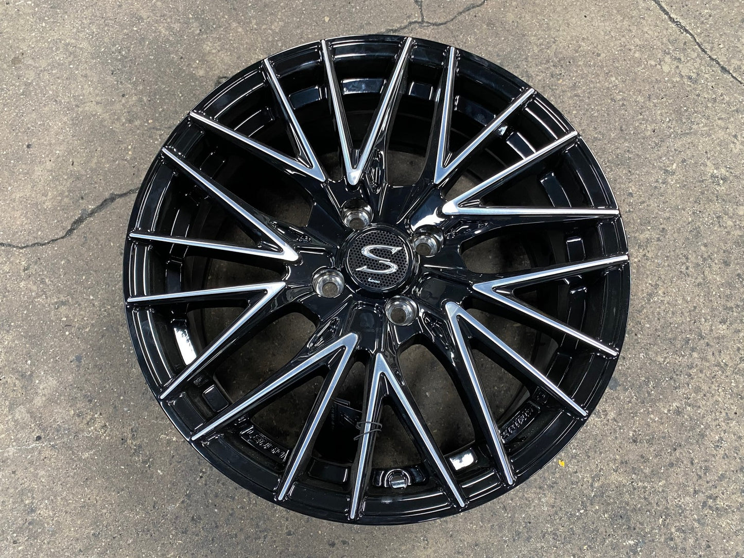 New 16X7 ET38 Lenso Akira Rim (4 wheel) Matt Black 4X100