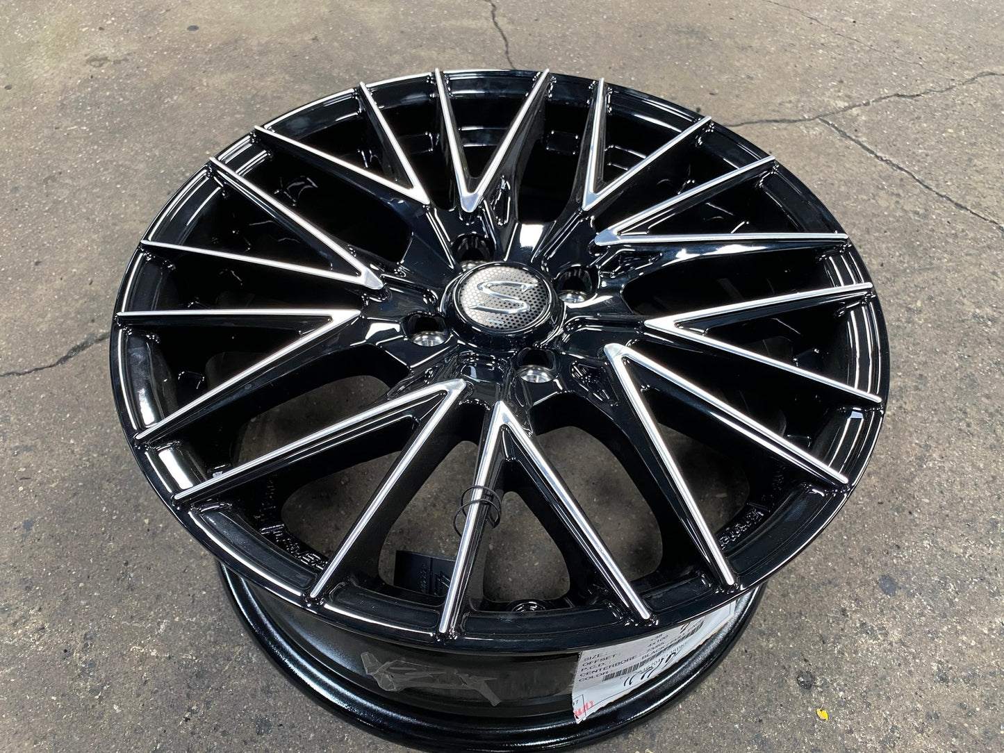 New 16X7 ET38 Lenso Akira Rim (4 wheel) Matt Black 4X100