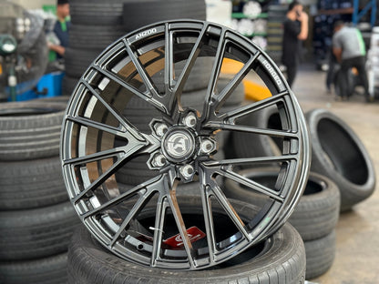 New 20X8.5 ET35 Anzoo Spring Rim (4 wheel) Gloss Gunmetal 5X120