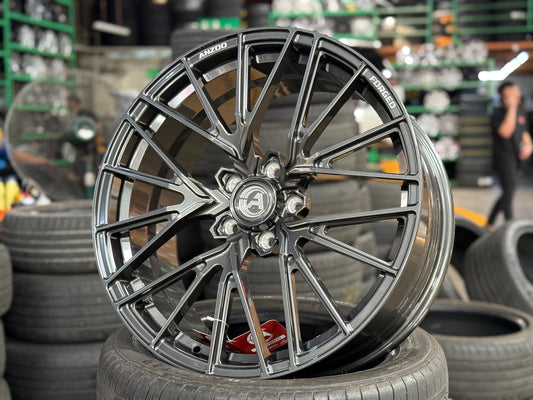 New 20X8.5 ET35 Anzoo Spring Rim (4 wheel) Gloss Gunmetal 5X120