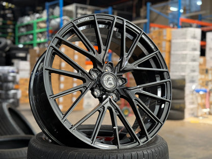 New 20X8.5 ET35 Anzoo Spring Rim (4 wheel) Gloss Gunmetal 5X120