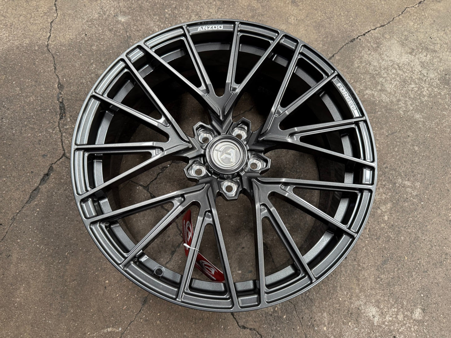 New 20X8.5 ET35 Anzoo Spring Rim (4 wheel) Gloss Gunmetal 5X120