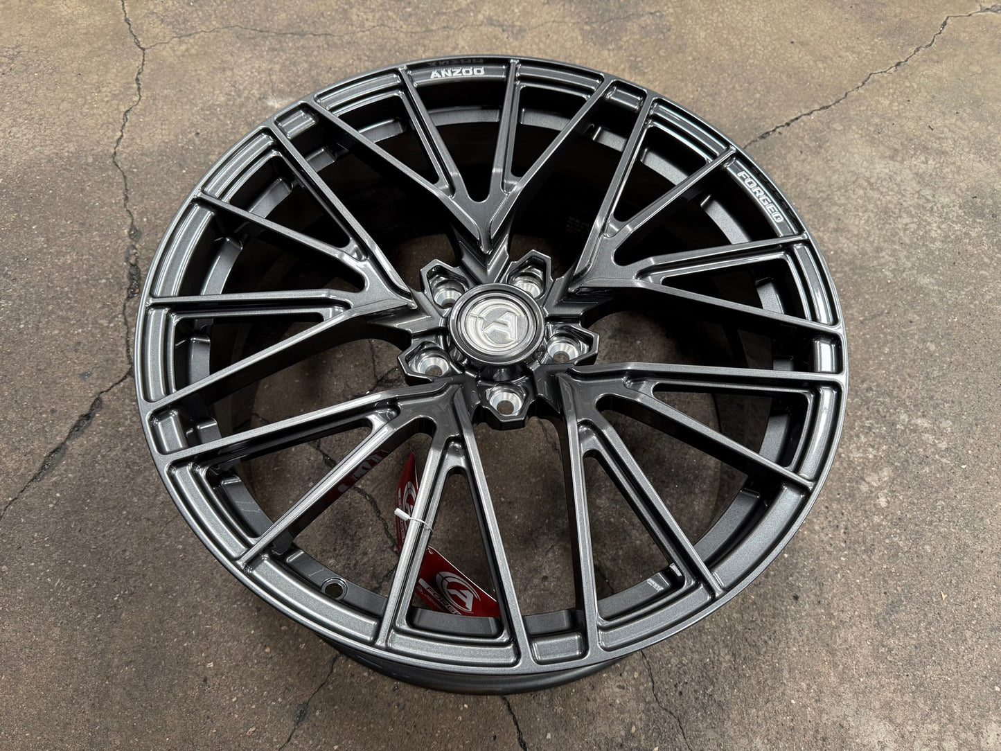 New 20X8.5 ET35 Anzoo Spring Rim (4 wheel) Gloss Gunmetal 5X120