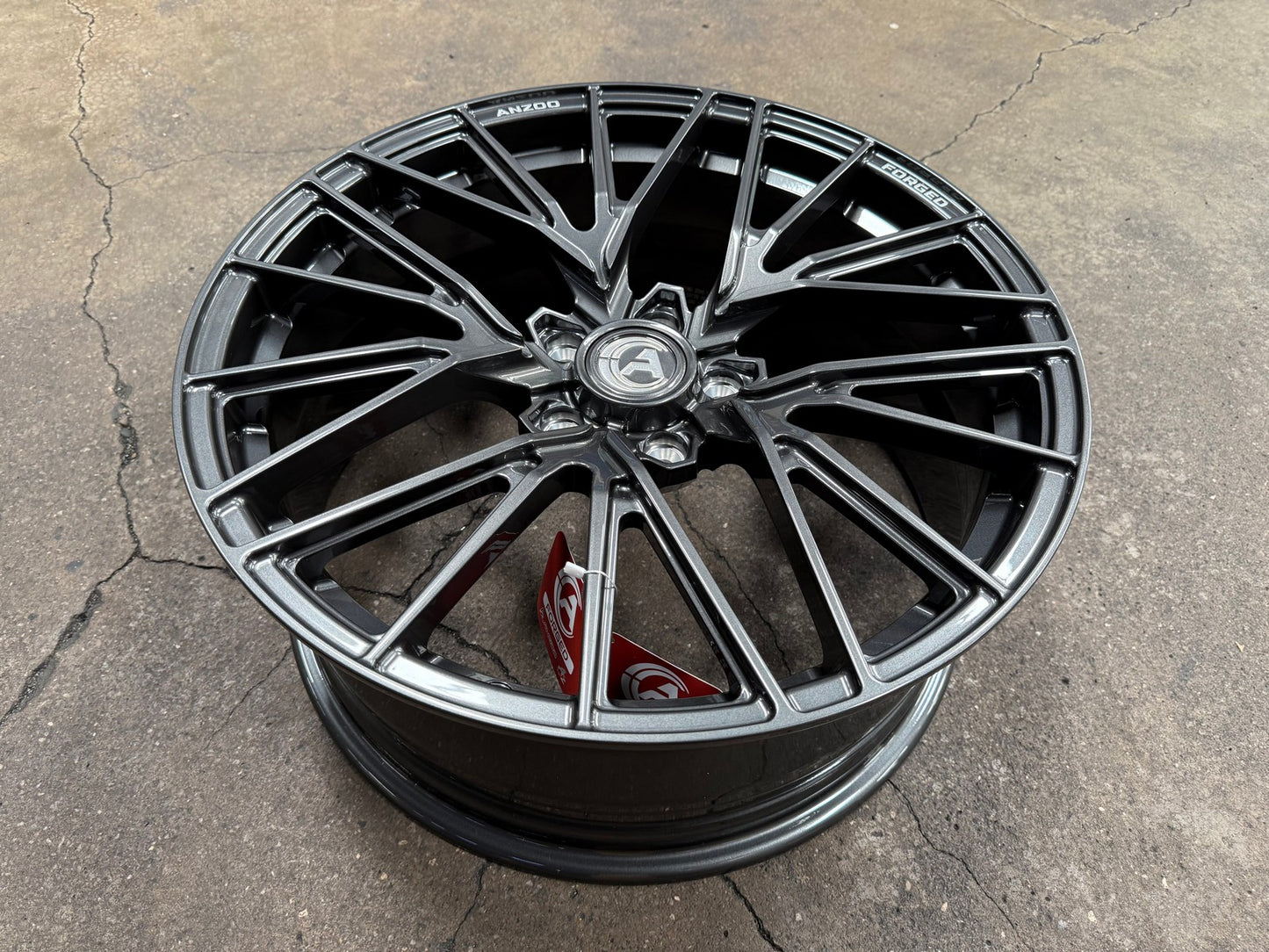 New 20X8.5 ET35 Anzoo Spring Rim (4 wheel) Gloss Gunmetal 5X120