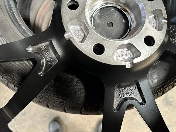 New 17X7.5 ET45 Enkei Phoenix Rim (4 wheel) Gloss Black 5X114.3