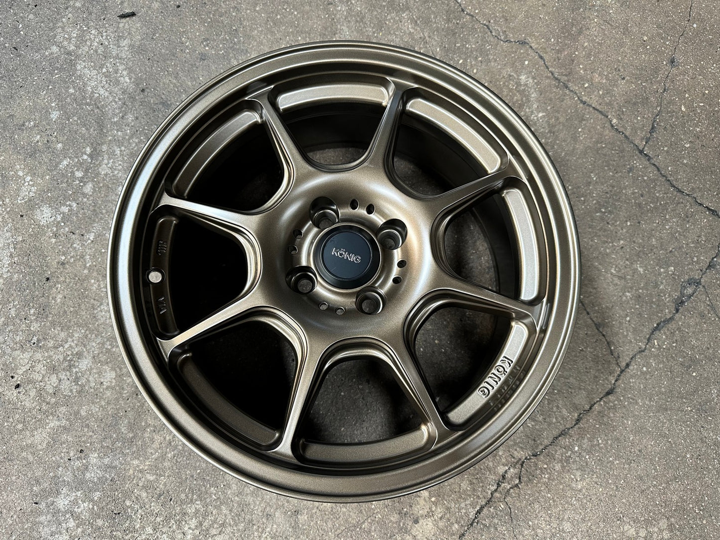 New 16X7.5 ET35 Konig Konig Rim (4 wheel) Matt Bronze 4X100