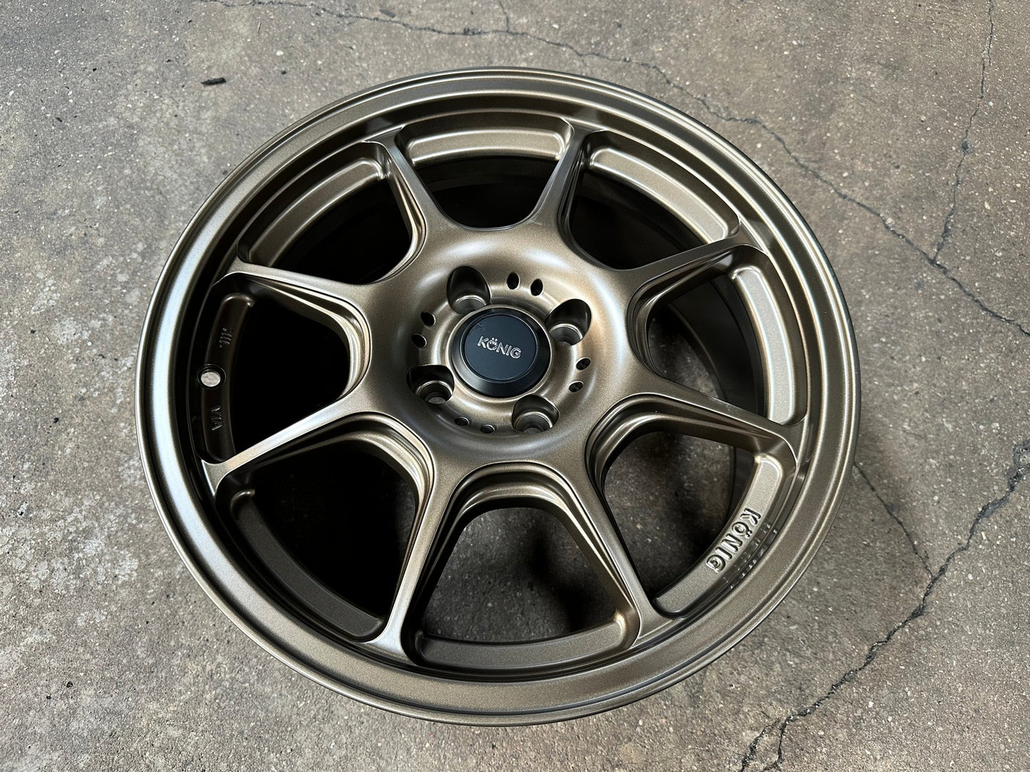 New 16X7.5 ET35 Konig Konig Rim (4 wheel) Matt Bronze 4X100