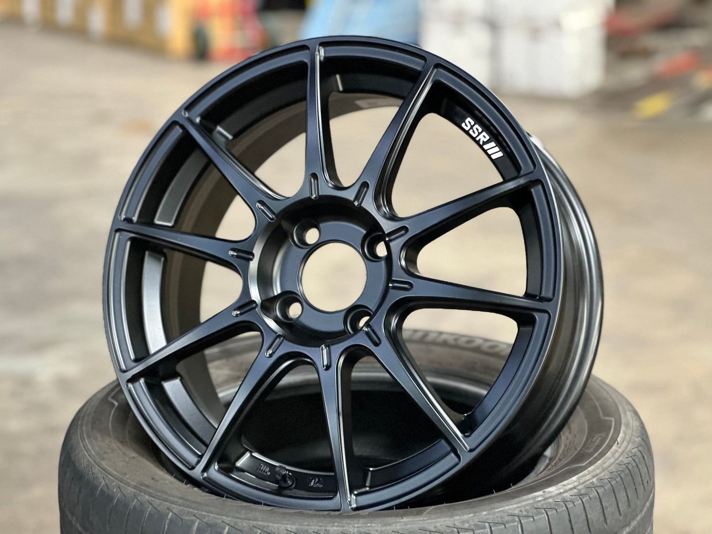 New 16X6.5 ET42 SSR GTX01 Rim (4 wheel) Matt Black 4X100