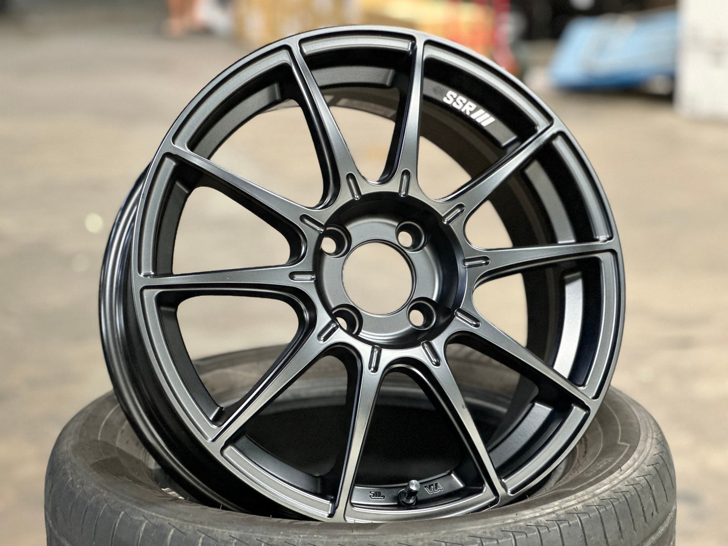 New 16X6.5 ET42 SSR GTX01 Rim (4 wheel) Matt Black 4X100