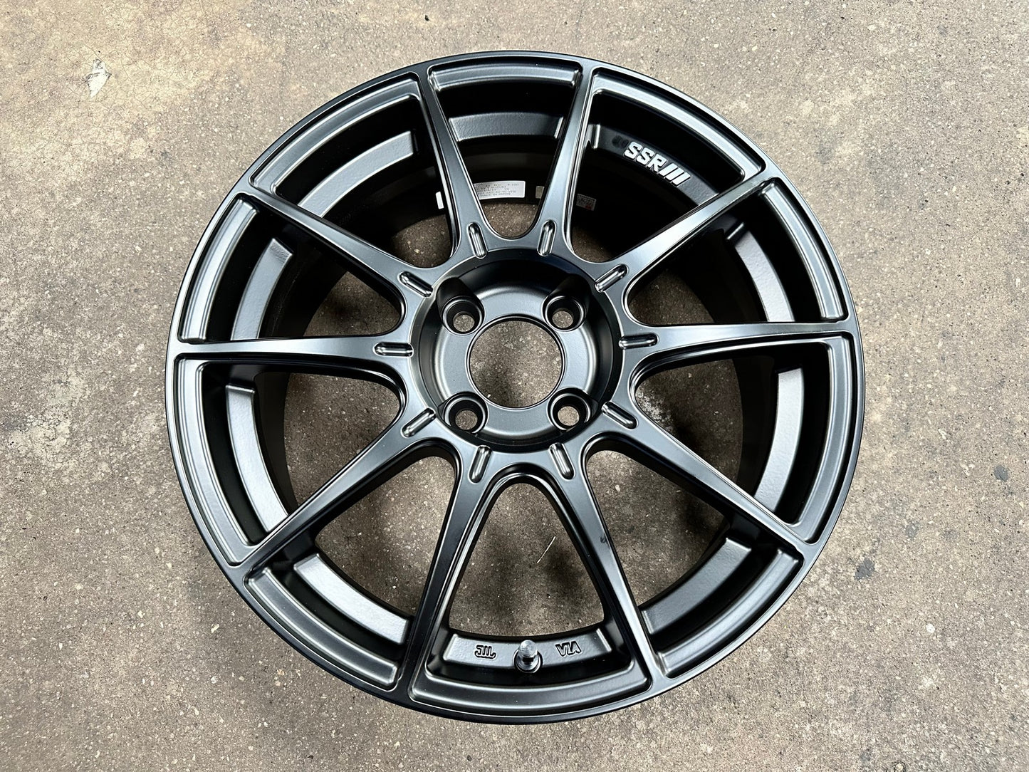 New 16X6.5 ET42 SSR GTX01 Rim (4 wheel) Matt Black 4X100