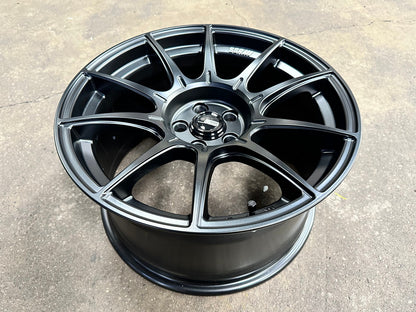 New 17X9 ET38 SSR GTX01 Rim (4 wheel) Matt Black 5X100