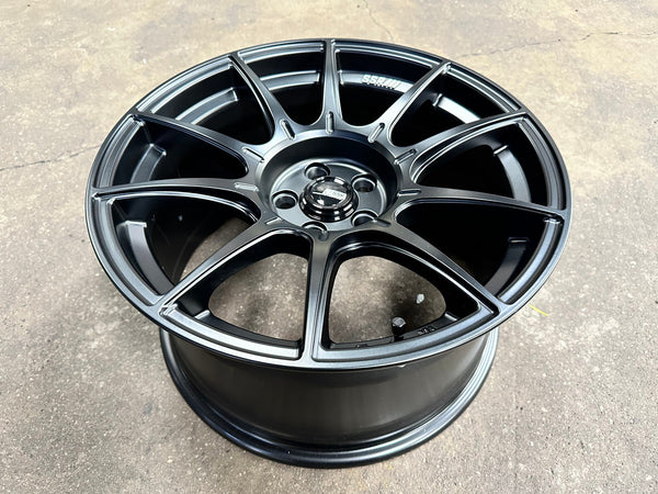New 17X9 ET38 SSR GTX01 Rim (4 wheel) Matt Black 5X100