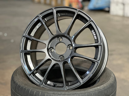 New 16X6.5 ET45 SSR GTX04 Rim (4 wheel) Gloss Gunmetal 4X100