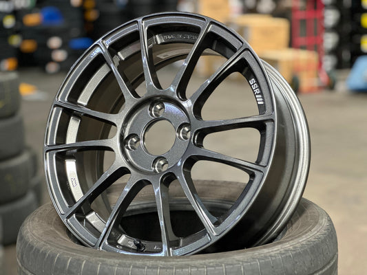 New 16X6.5 ET45 SSR GTX04 Rim (4 wheel) Gloss Gunmetal 4X100