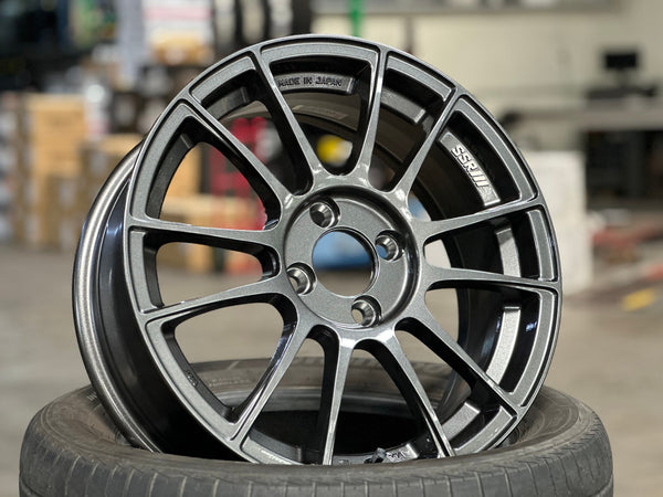 New 16X6.5 ET45 SSR GTX04 Rim (4 wheel) Gloss Gunmetal 4X100