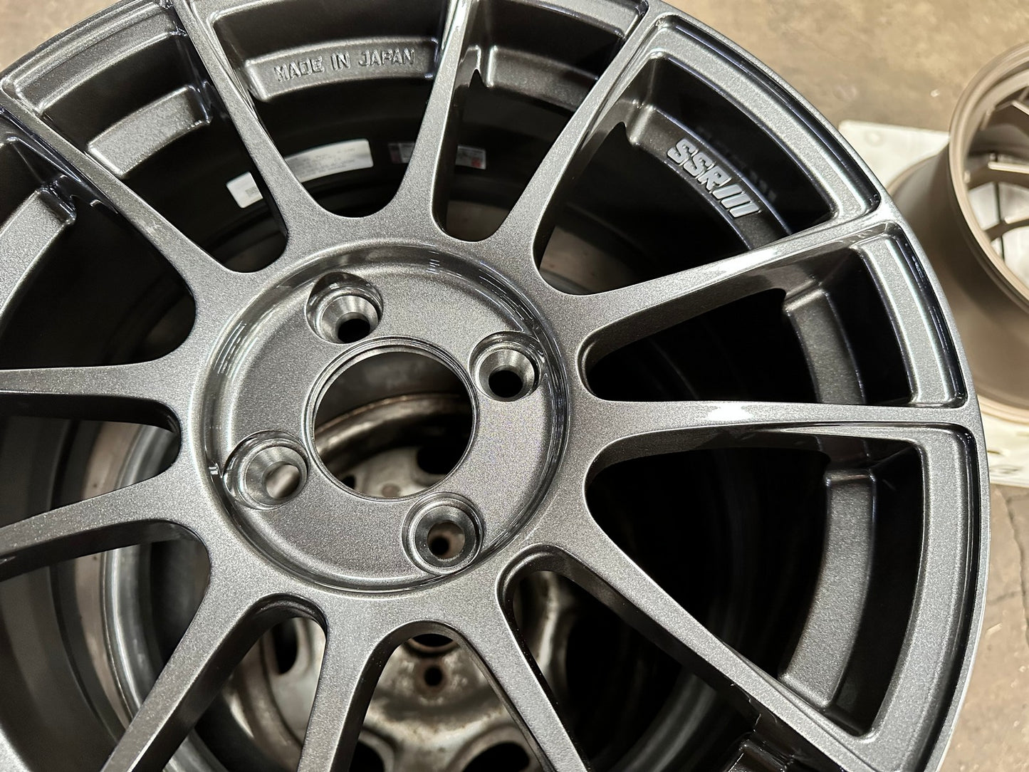 New 16X6.5 ET45 SSR GTX04 Rim (4 wheel) Gloss Gunmetal 4X100