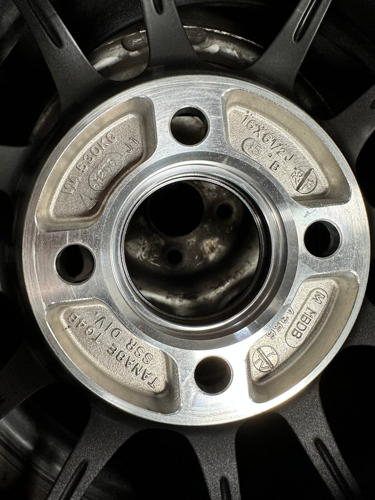 New 16X6.5 ET45 SSR GTX04 Rim (4 wheel) Gloss Gunmetal 4X100