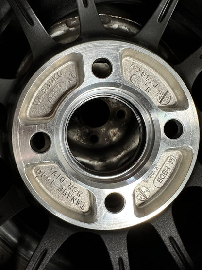 New 16X6.5 ET45 SSR GTX04 Rim (4 wheel) Gloss Gunmetal 4X100