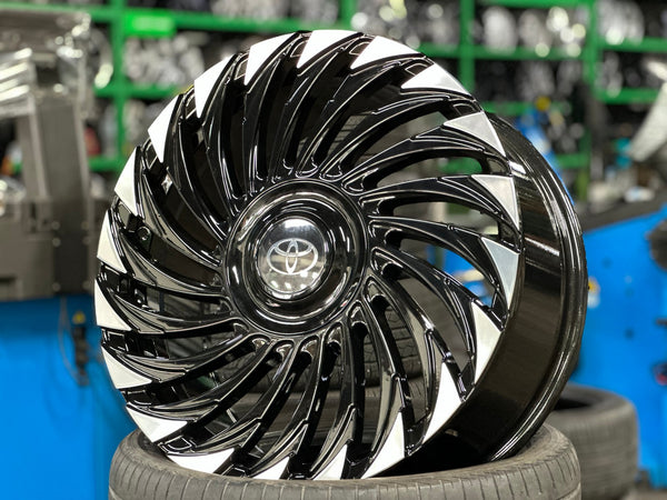 New 20X8.5 ET40 Land Cruiser Design Rim (4 wheel) Gloss Black 5X150