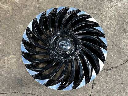 New 20X8.5 ET40 Land Cruiser Design Rim (4 wheel) Gloss Black 5X150