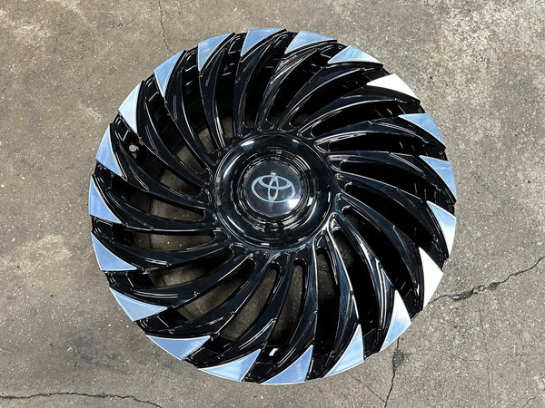 New 20X8.5 ET40 Land Cruiser Design Rim (4 wheel) Gloss Black 5X150