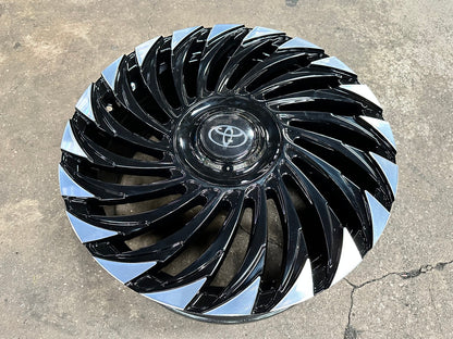 New 20X8.5 ET40 Land Cruiser Design Rim (4 wheel) Gloss Black 5X150