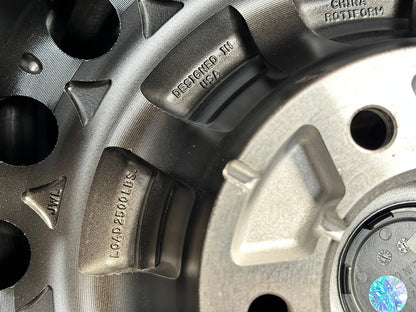 New 18X9 ET25 Rotiform Rim (4 wheel) Gloss Black 5X130