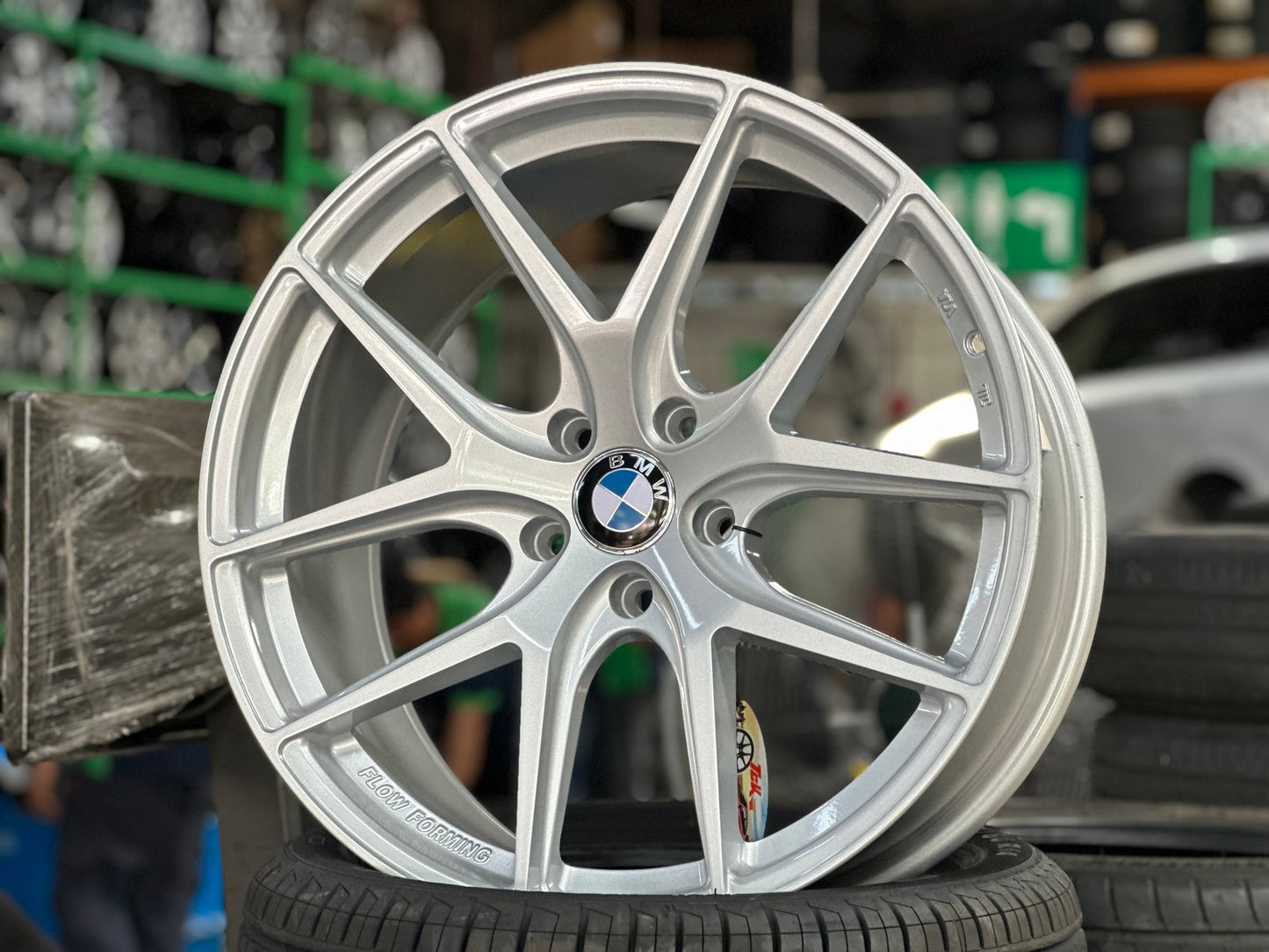 New 20X8.5 ET35 TCK Racing HRE P101 Rim (4 wheel) Gloss Silver 5X120