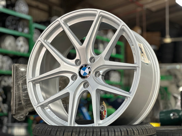 New 20X8.5 ET35 TCK Racing HRE P101 Rim (4 wheel) Gloss Silver 5X120