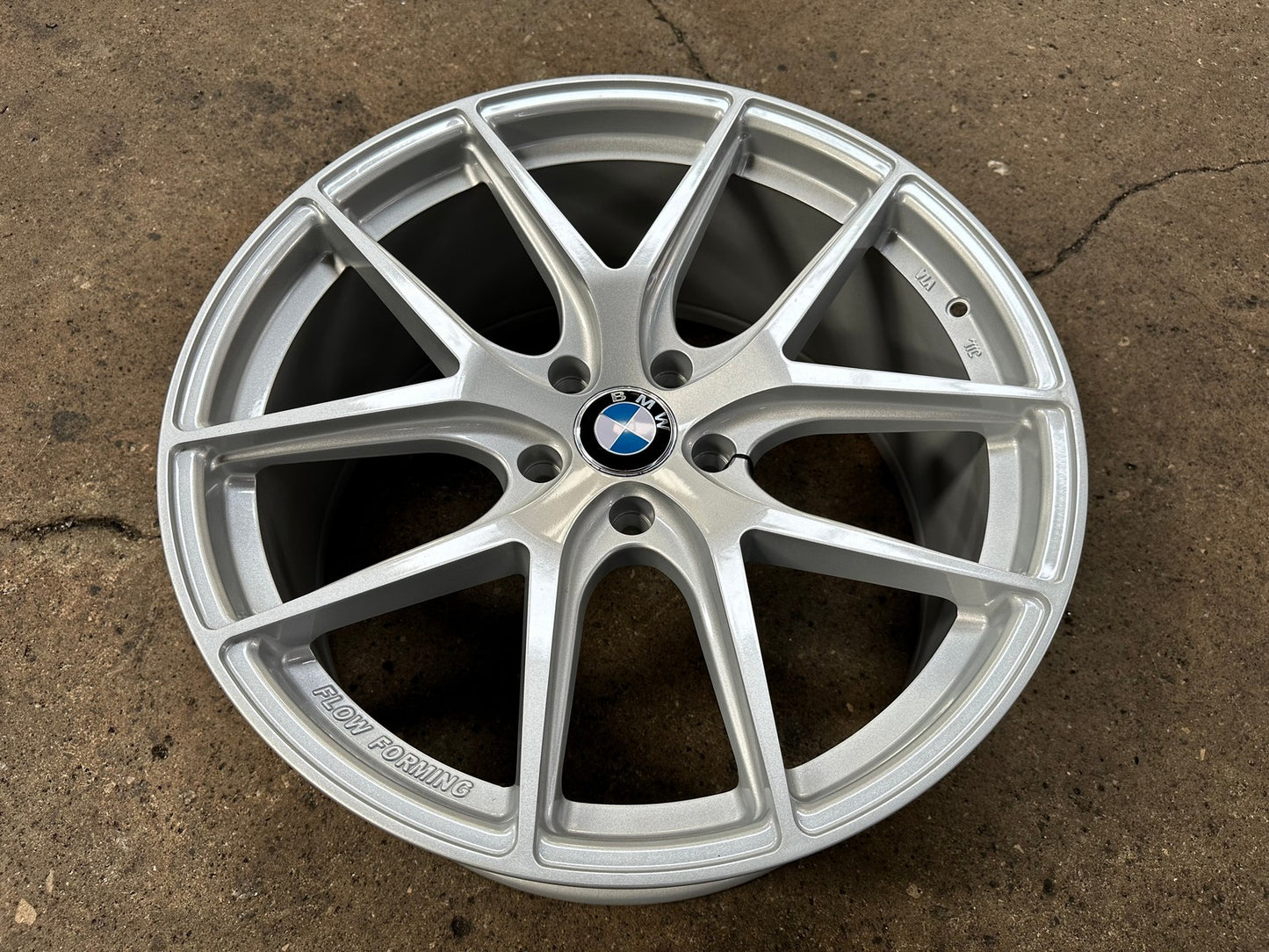 New 20X8.5 ET35 TCK Racing HRE P101 Rim (4 wheel) Gloss Silver 5X120
