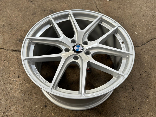 New 20X8.5 ET35 TCK Racing HRE P101 Rim (4 wheel) Gloss Silver 5X120