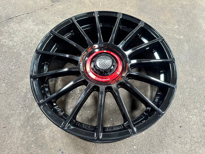 New 18X8 ET45 OZ Racing Super Evoluz Rim (4 wheel) Gloss Black 5X112
