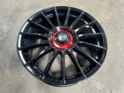 New 19X8.5 ET38 OZ Racing Super Evoluz Rim (4 wheel) Gloss Black 5X112
