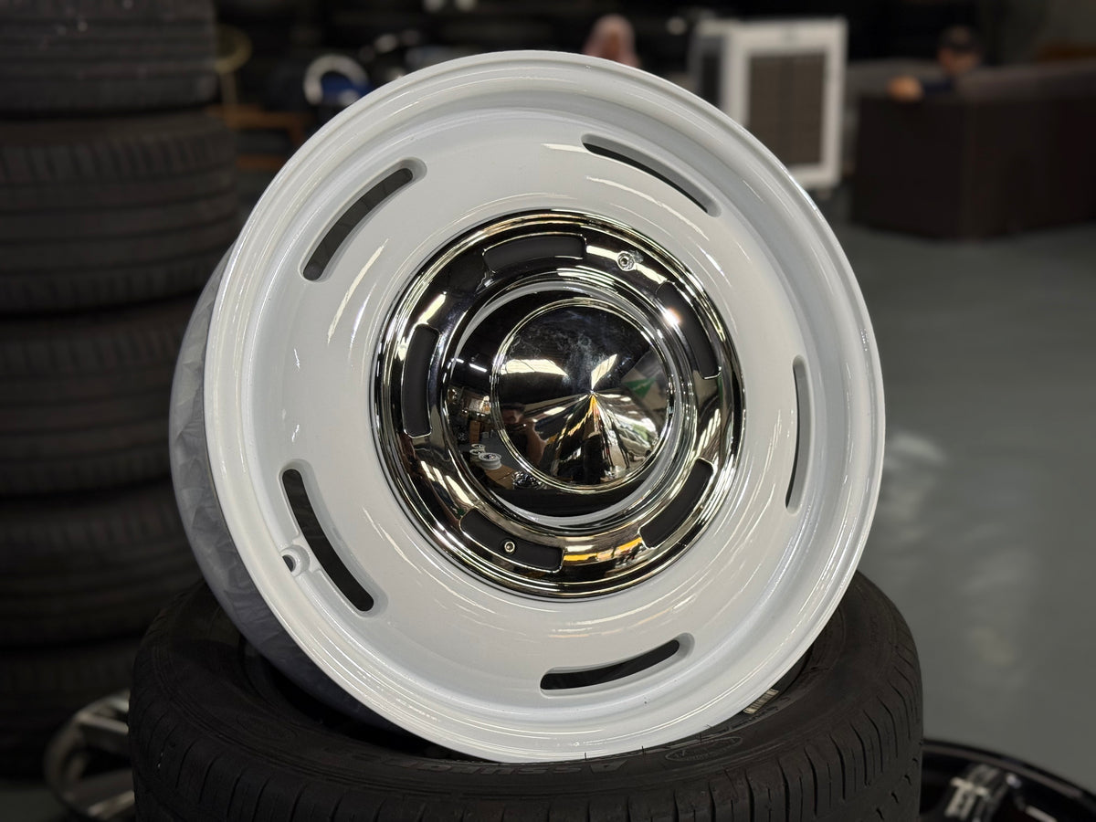 New 17X7 ET42 Dean Cross Country Design Rim (4 wheel) Gloss White 5X112